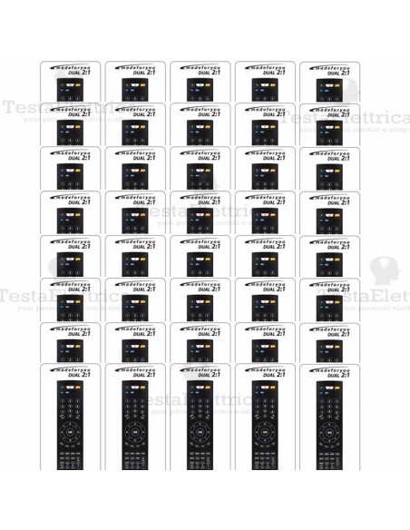 40 pezzi Telecomando madeforyou dual 2:1