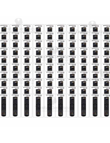 100 pezzi Telecomando madeforyou dual 2:1