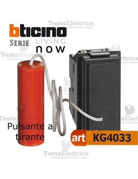 bti kg4033 - pulsante bticino living now