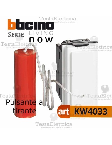 bti kw4033 - pulsante bticino living now