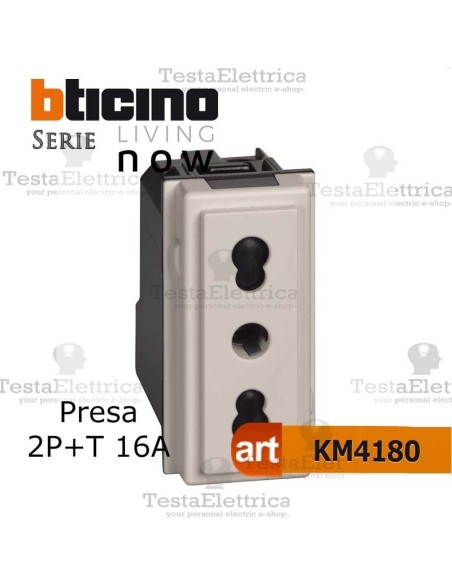 bticino km4180 - presa bticino living now