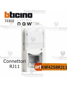 bticino KW4258RJ11 - connettore rj11  bticino living now