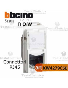 bticino KW4279C5E- connettore rj45  bticino living now