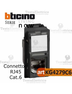 bticino KG4279C6 - connettore rj45 cat. 6  bticino living now