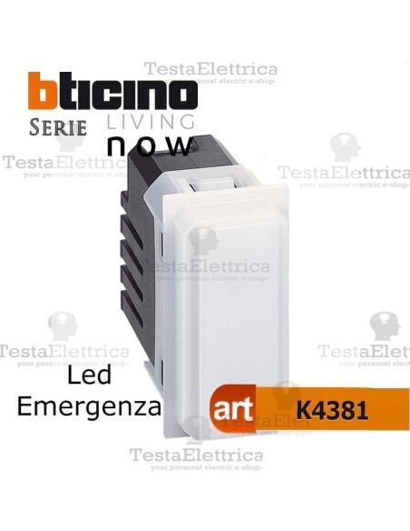 Lampada di emergenza bticino living now