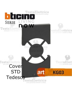 Cover nera bticino living now KG03