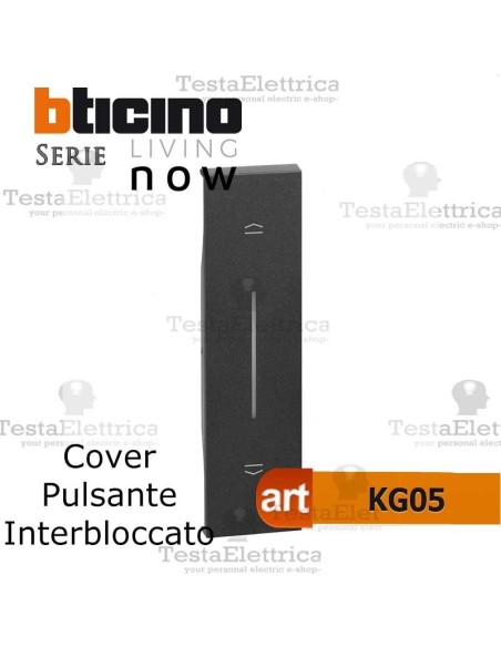 Cover nera per tapparelle bticino living now KG05