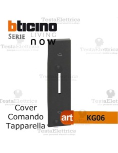 Cover nera per tapparelle bticino living now KG06