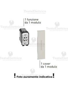 Cover nera per presa tv bticilo livign now 2