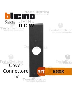Cover nera per presa tv bticilo livign now