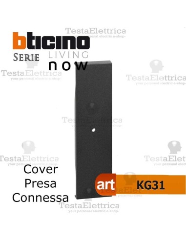  bticino KG31 cover presa connessa living now