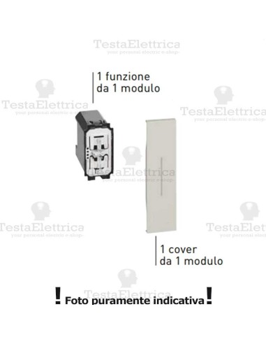  bticino KW00 cover falso poli 1M living now
