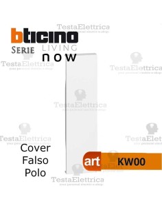 Cover bianca per falso polo bticino living now Kw000