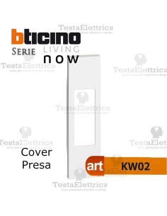 Cover bianca bticino living now KW02