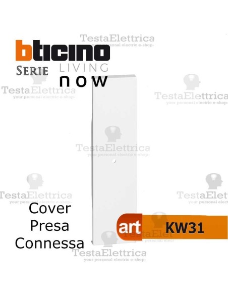  bticino KW31 cover presa connessa living now