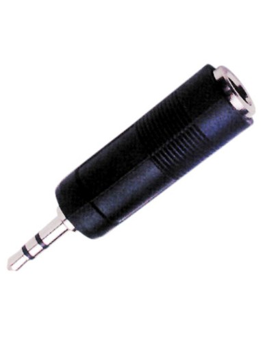 Adattatore audio M/F jack 6,3 mm a jack 3,5 mm Gbc
