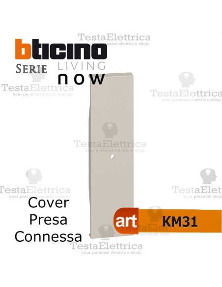  bticino KM31 cover presa connessa living now