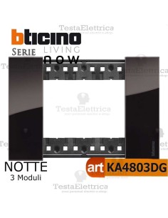 bticino KA4803DG placca notte living now