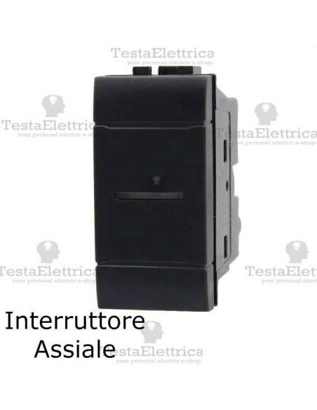 Interruttore assiale compatibile bticino LivingLight