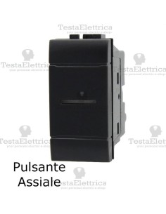 Pulsante assiale compatibile bticino LivingLight