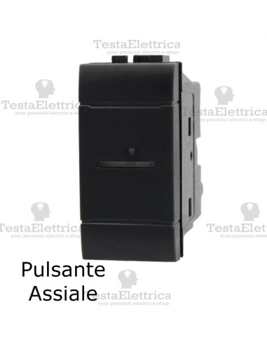Pulsante assiale compatibile bticino LivingLight