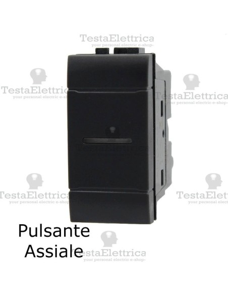 Pulsante assiale compatibile bticino LivingLight